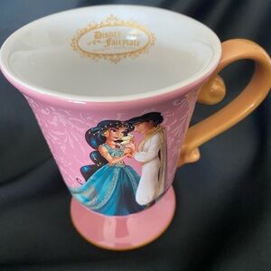 Disney Jasmine and Aladdin Pink and Gold Mug